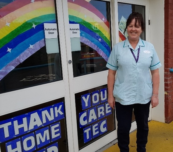 Vanessa McNelis home support worker within Inverclyde HSCP care at home team